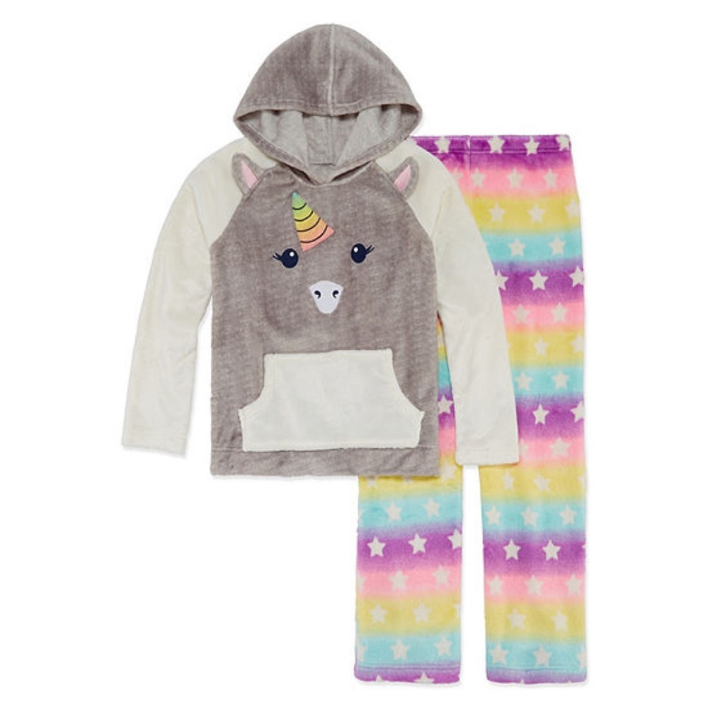 Arizona Unicorn Hoodie Sleep Set Girls (14.5/16.5)